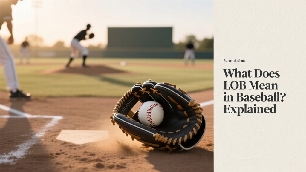 What Does LOB Mean in Baseball? Explained