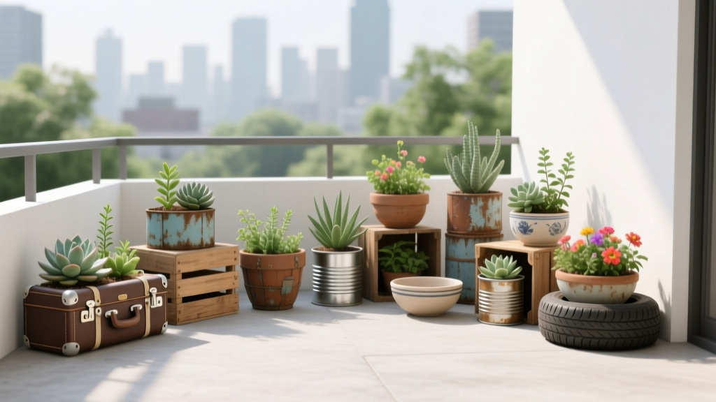Upcycled Garden Planters for Balconies (2026)