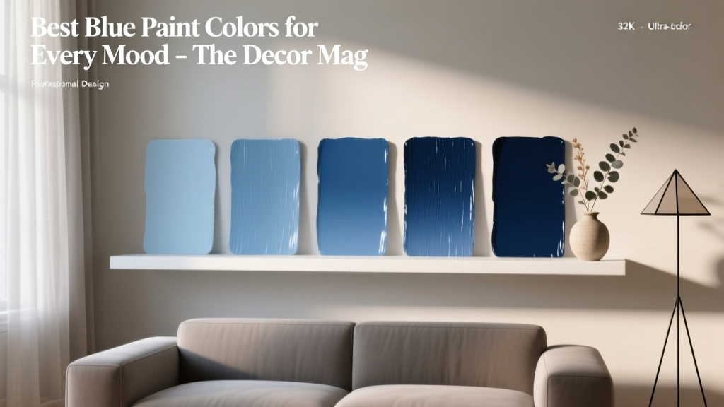 Best Blue Paint Colors for Every Mood - The Decor Mag