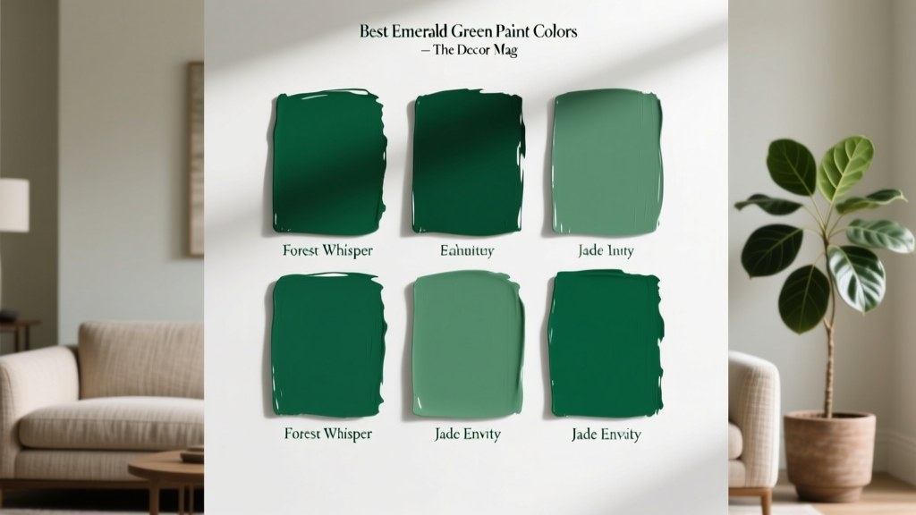 Best Emerald Green Paint Colors - The Decor Mag
