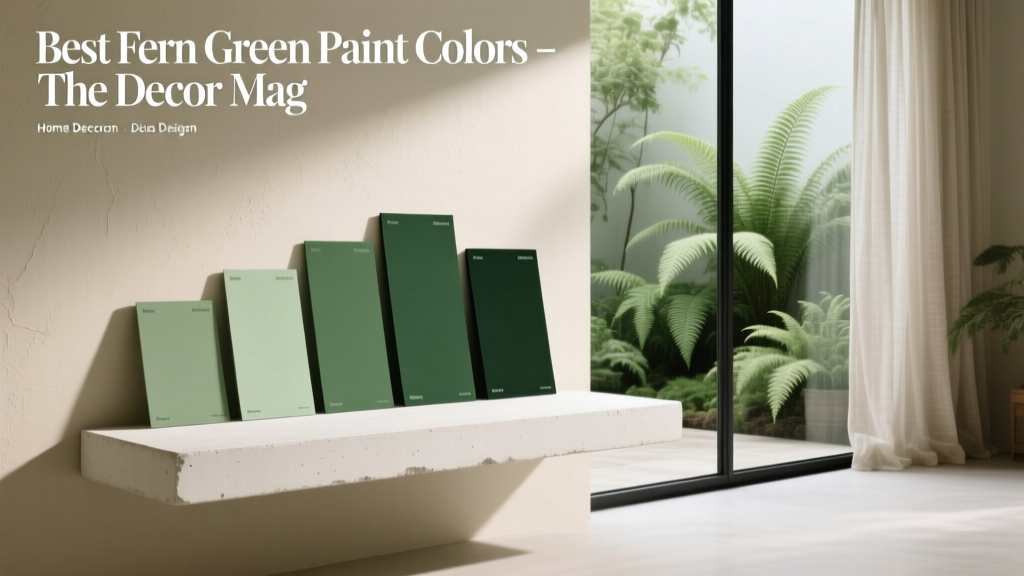 Best Fern Green Paint Colors - The Decor Mag