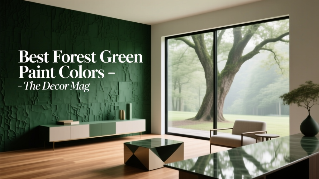 Best Forest Green Paint Colors - The Decor Mag