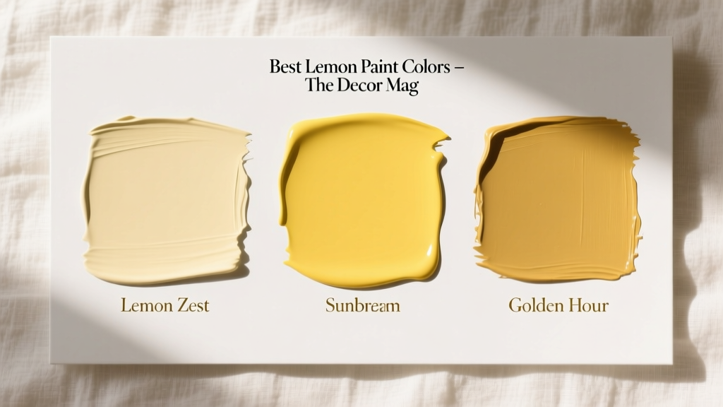 Best Lemon Paint Colors - The Decor Mag
