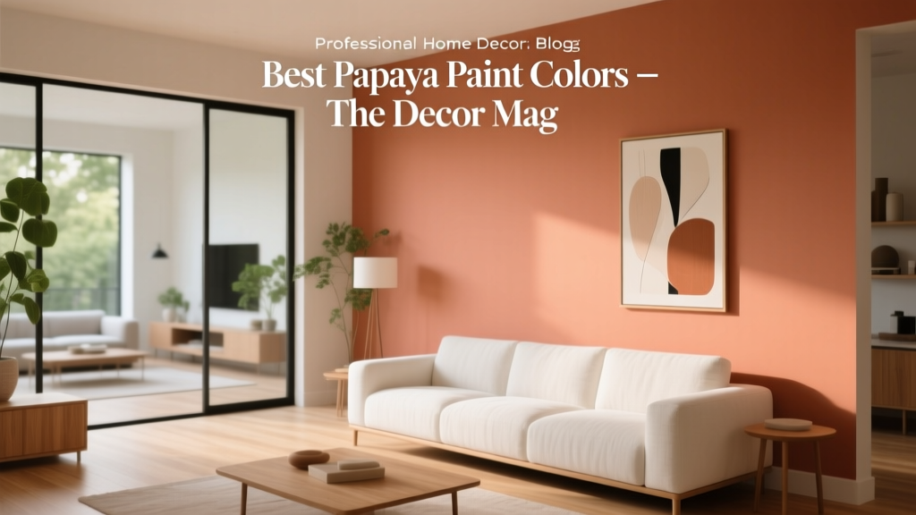 Best Papaya Paint Colors - The Decor Mag