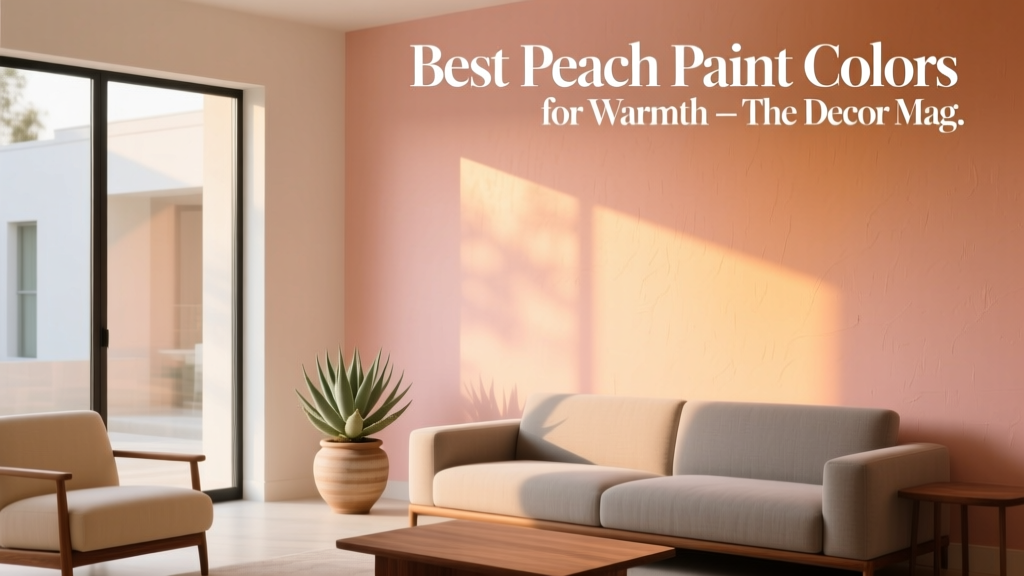 Best Peach Paint Colors for Warmth - The Decor Mag