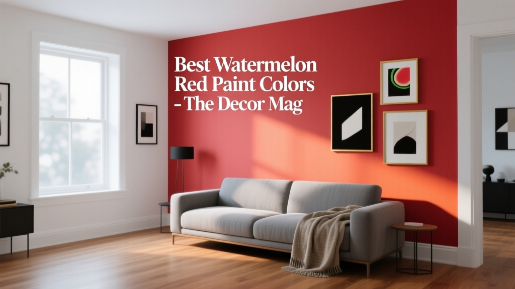 Best Watermelon Red Paint Colors - The Decor Mag