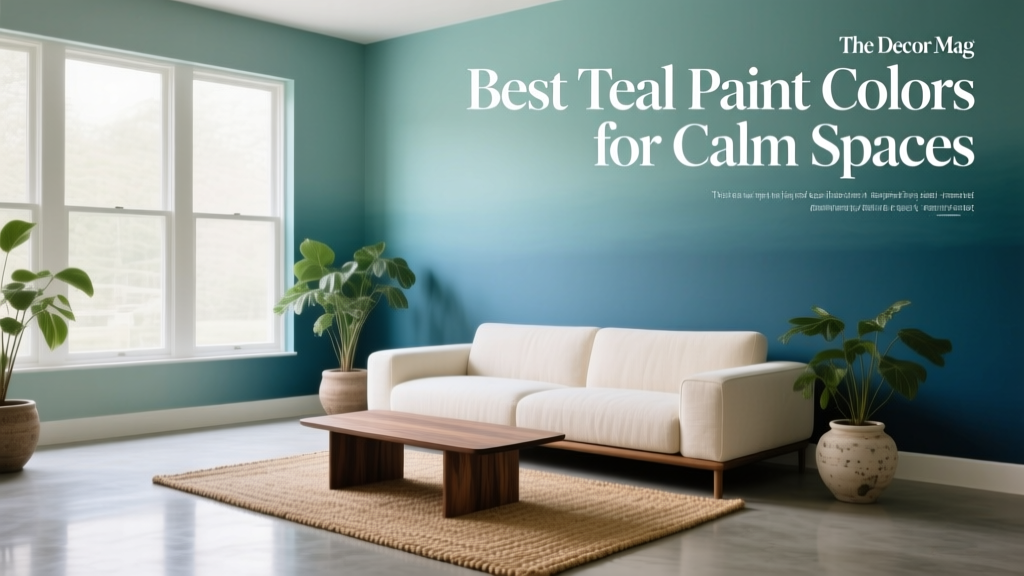 Best Teal Paint Colors for Calm Spaces - The Decor Mag