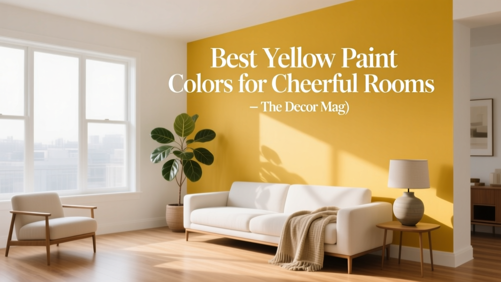 Best Yellow Paint Colors for Cheerful Rooms - The Decor Mag