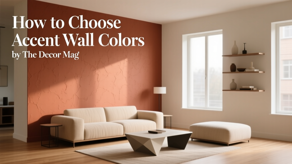How to Choose Accent Wall Colors - The Decor Mag