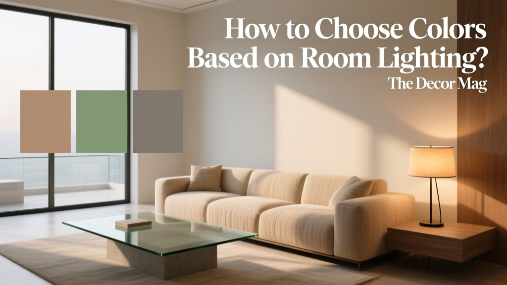 How to Choose Colors Based on Room Lighting - The Decor Mag