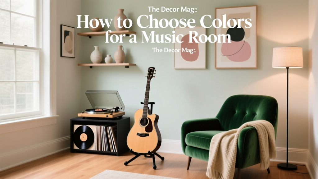 How to Choose Colors for a Music Room - The Decor Mag