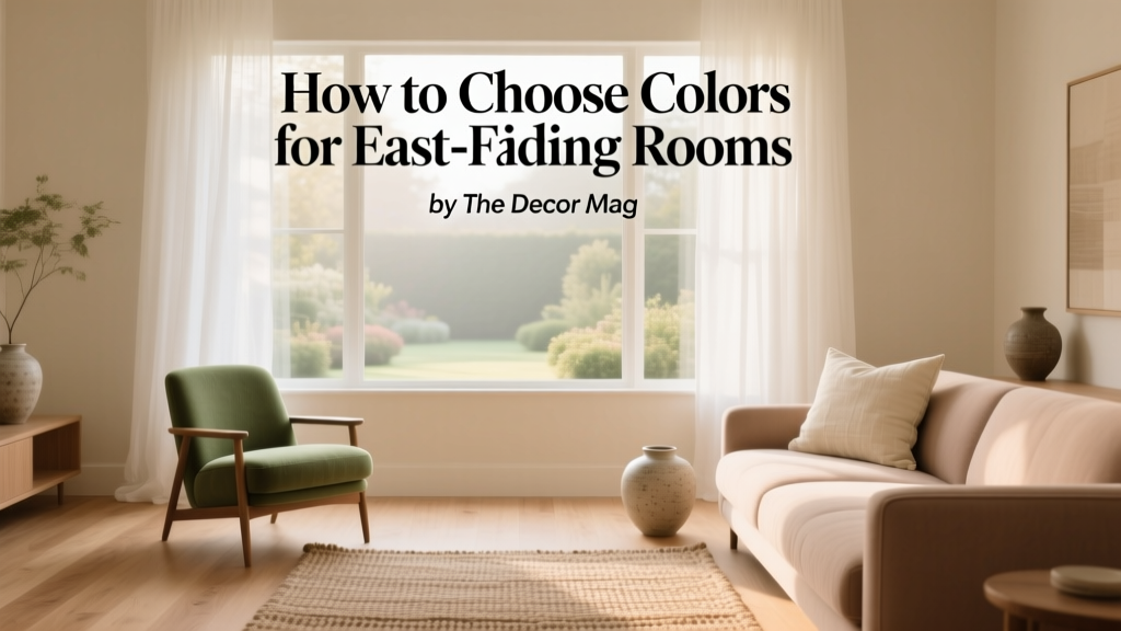 How to Choose Colors for East-Facing Rooms - The Decor Mag