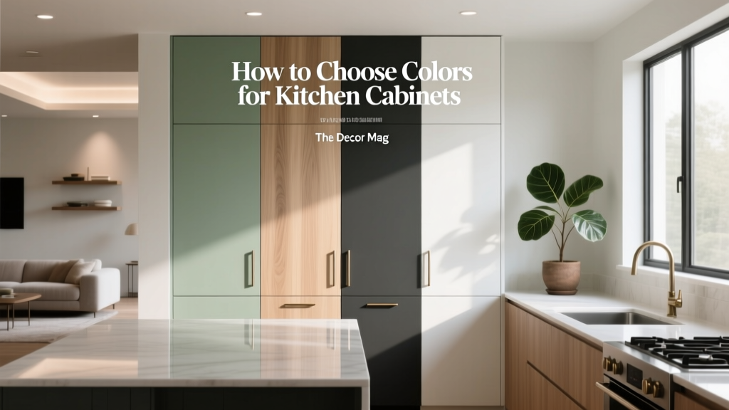 How to Choose Colors for Kitchen Cabinets - The Decor Mag