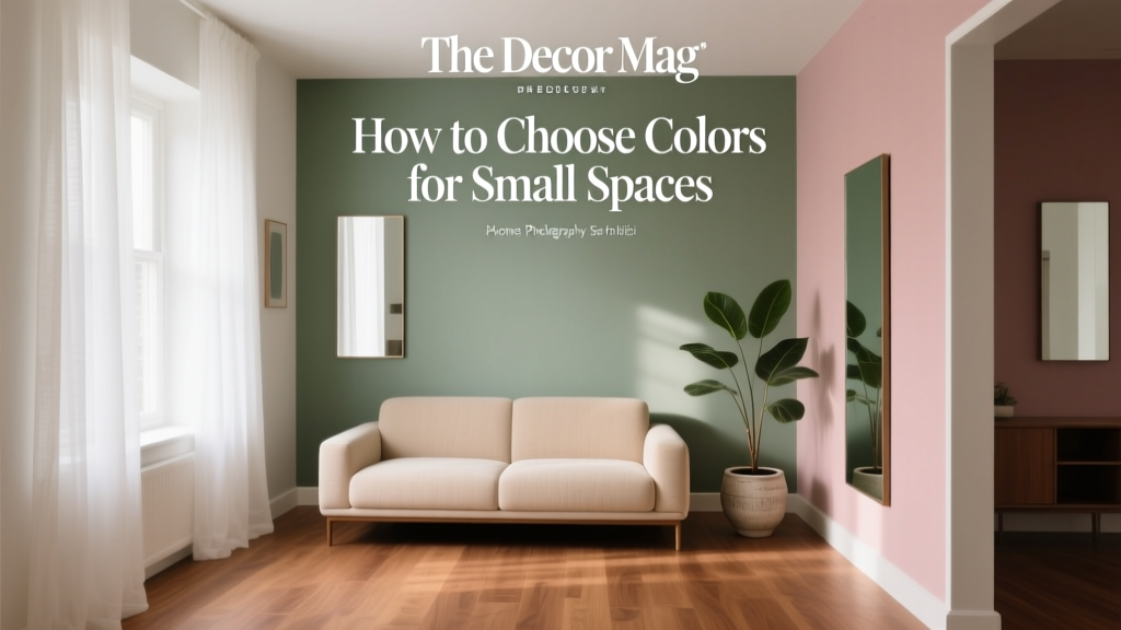How to Choose Colors for Small Spaces - The Decor Mag
