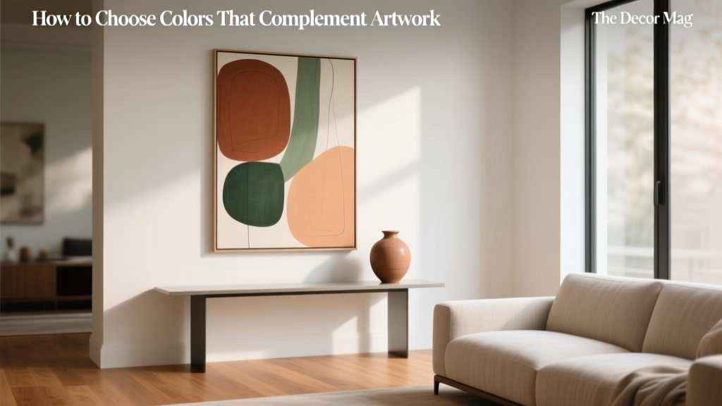How to Choose Colors That Complement Artwork - The Decor Mag