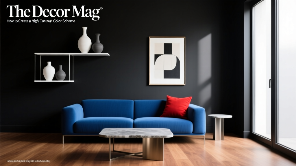 How to Create a High Contrast Color Scheme - The Decor Mag