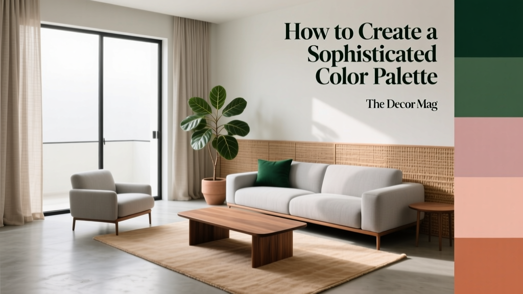 How to Create a Sophisticated Color Palette - The Decor Mag