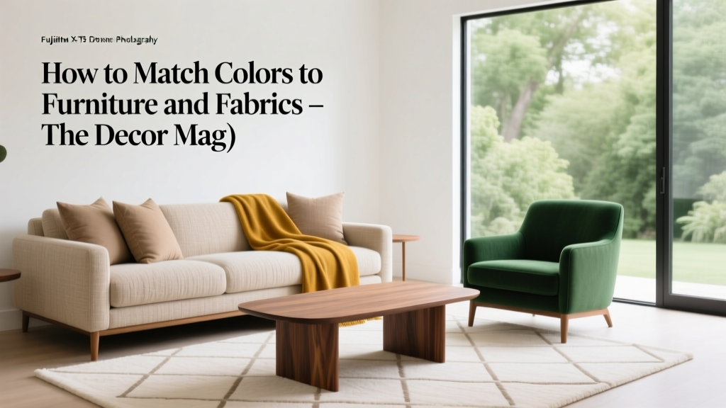 How to Match Colors to Furniture and Fabrics - The Decor Mag
