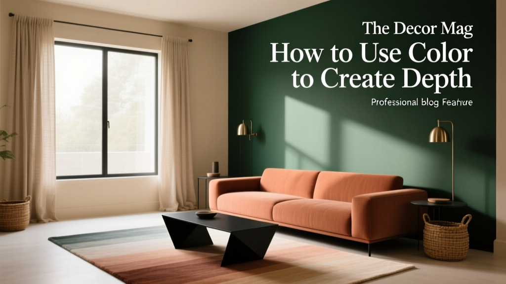 How to Use Color to Create Depth - The Decor Mag