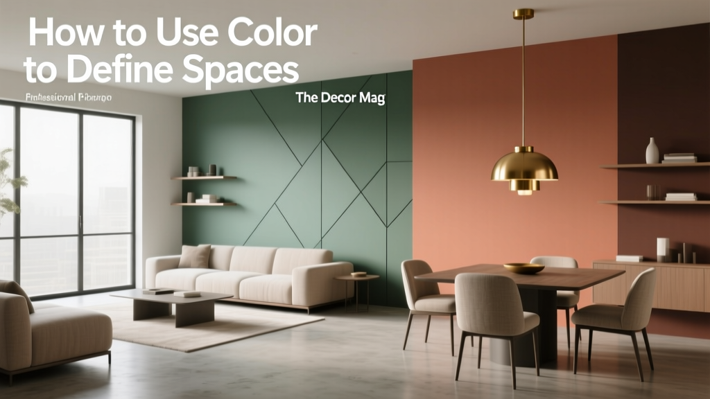 How to Use Color to Define Spaces - The Decor Mag