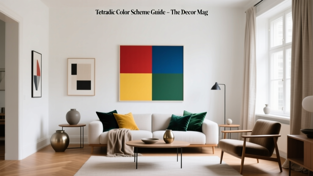 Tetradic Color Scheme Guide - The Decor Mag