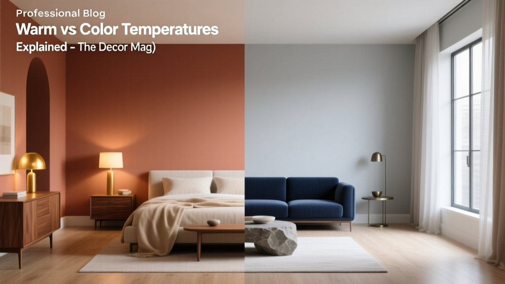 Warm vs Cool Color Temperatures Explained - The Decor Mag
