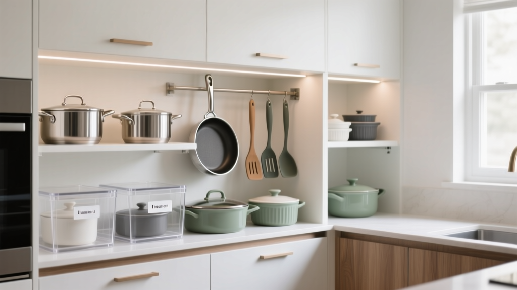 Best Kitchen Cookware Organization Inside Cabinets - The Decor Mag