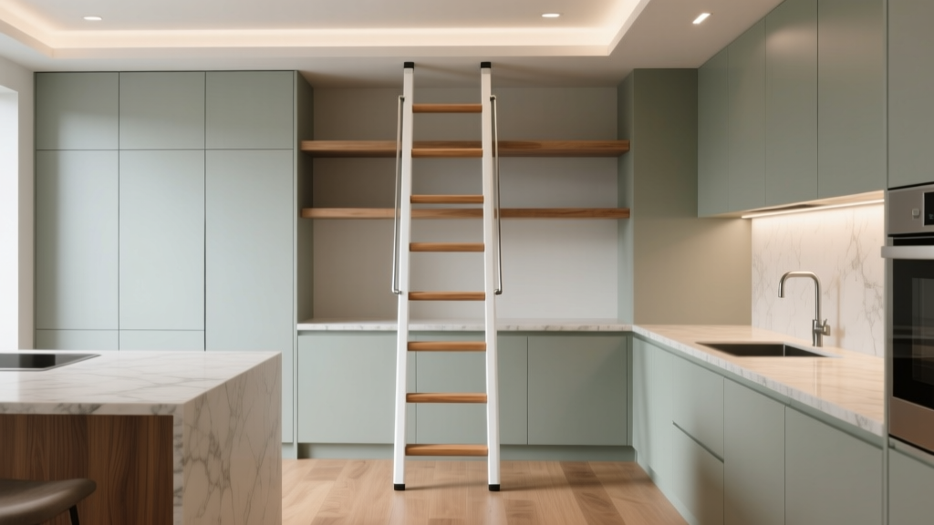 Best Kitchen Ladder for High Shelf Access - The Decor Mag