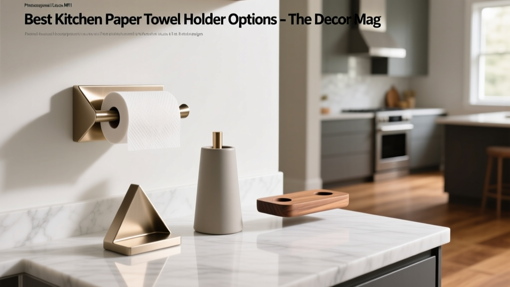 Best Kitchen Paper Towel Holder Options - The Decor Mag