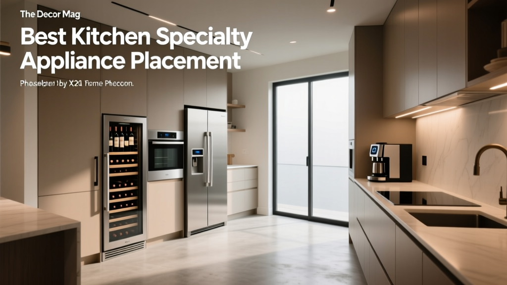 Best Kitchen Specialty Appliance Placement - The Decor Mag