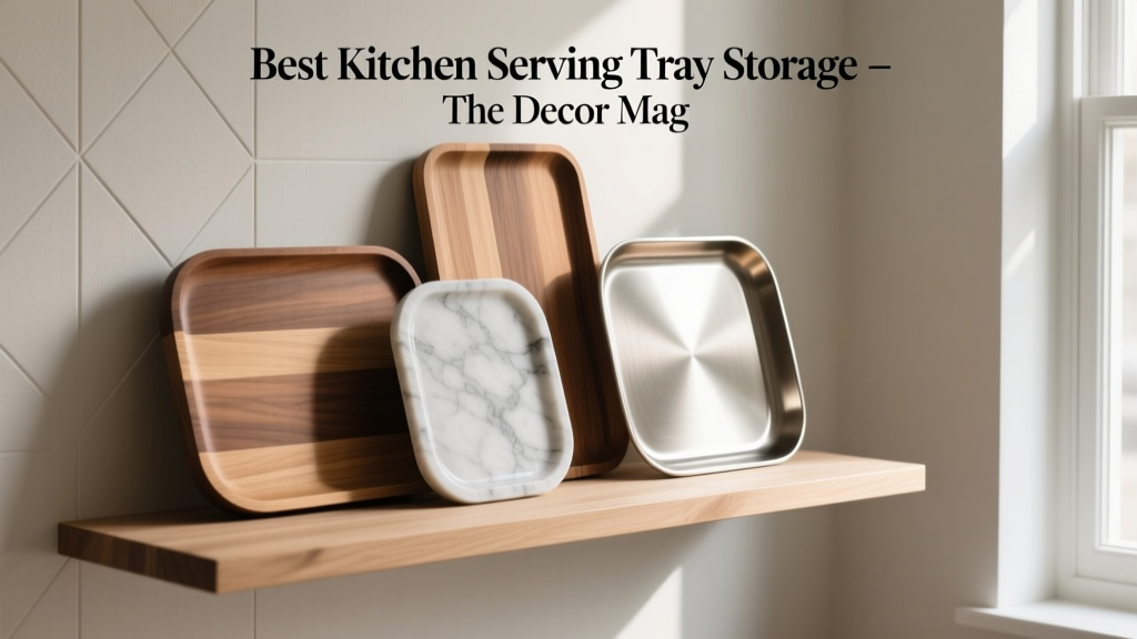 Best Kitchen Serving Tray Storage - The Decor Mag