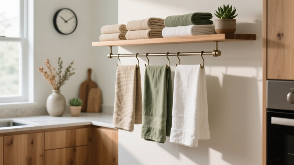Best Kitchen Towel Storage Ideas - The Decor Mag