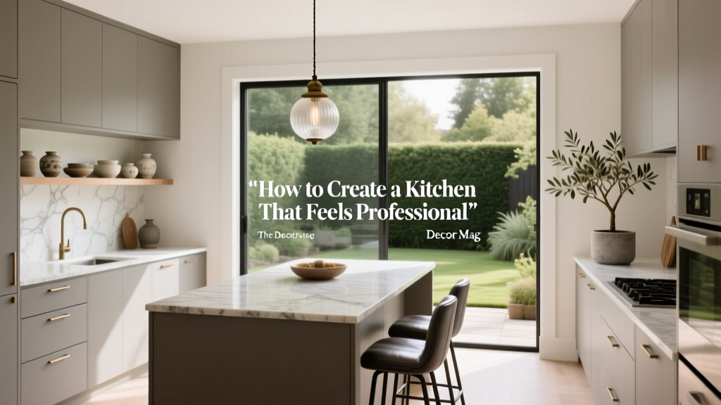 How to Create a Kitchen That Feels Professional - The Decor Mag