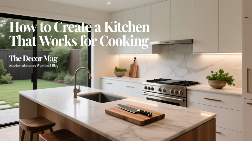 How to Create a Kitchen That Works for Cooking - The Decor Mag