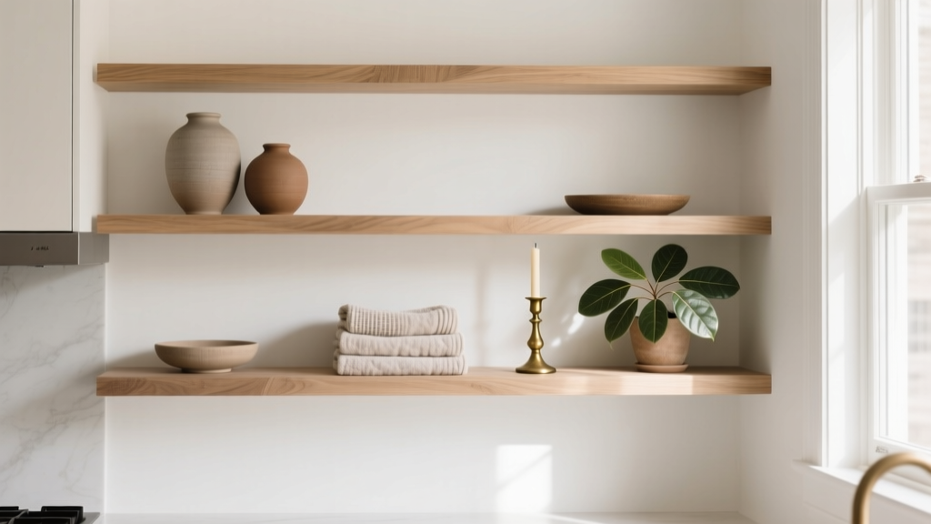 How to Style a Kitchen Open Shelf Display - The Decor Mag