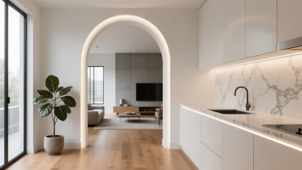 Kitchen Arched Doorway to Kitchen Design - The Decor Mag