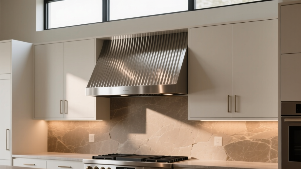 Kitchen Fluted Range Hood Cover Ideas - The Decor Mag