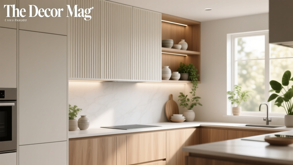 Kitchen Fluted Cabinet Door Trends - The Decor Mag
