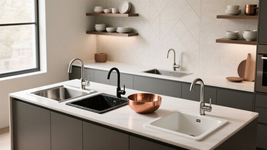 Kitchen Sink Styles and Materials Compared - The Decor Mag