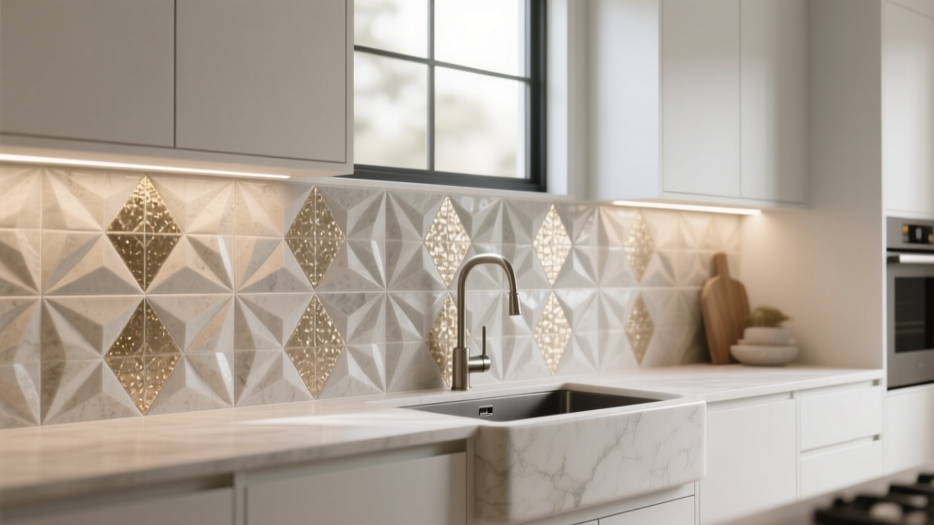 Kitchen Textured Backsplash Tile Trends - The Decor Mag