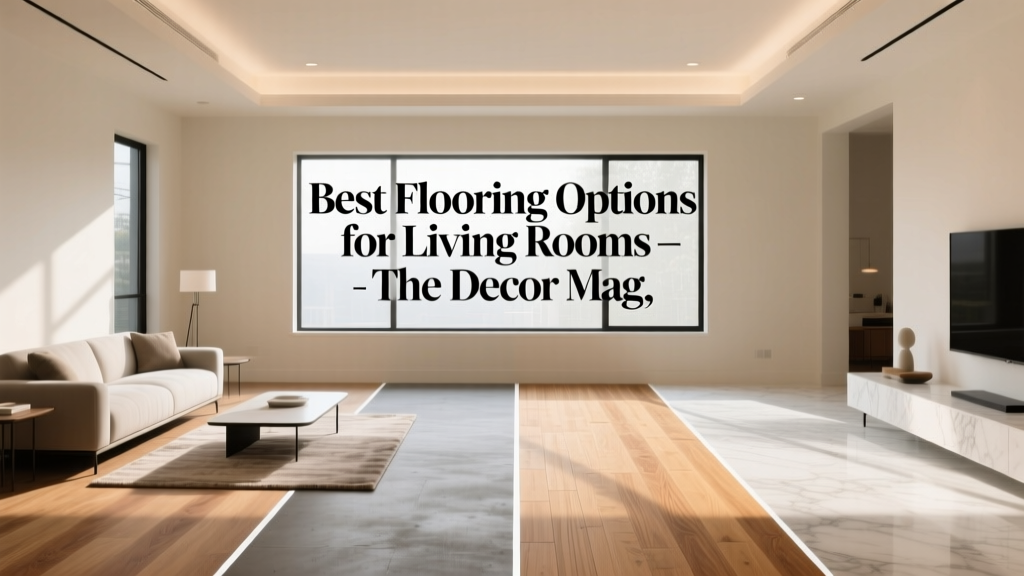 Best Flooring Options for Living Rooms - The Decor Mag