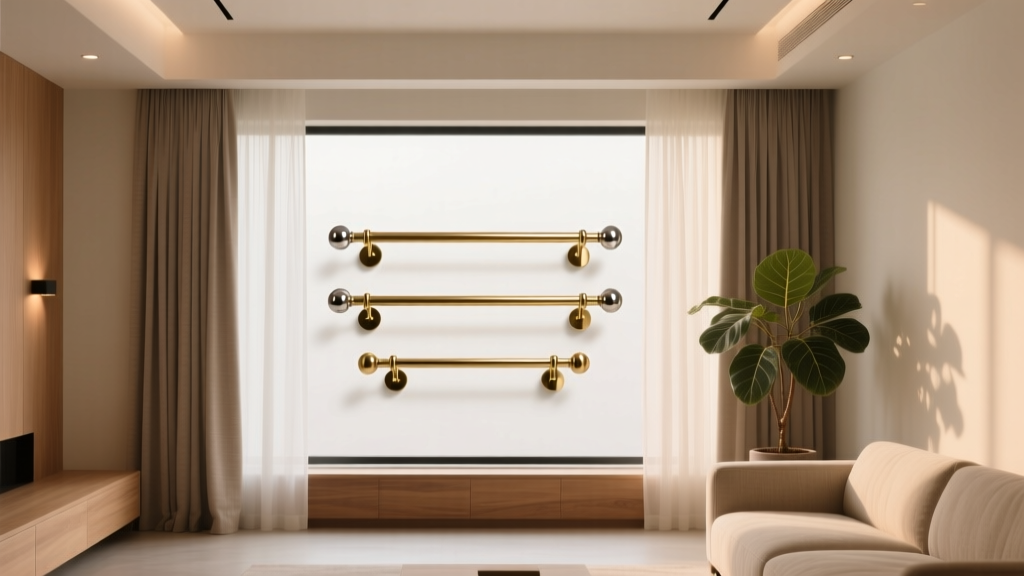 How to Choose Drapery Hardware for Living Rooms - The Decor Mag