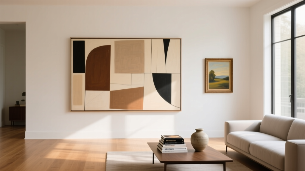 How to Choose the Right Scale of Art for Living Rooms - The Decor Mag