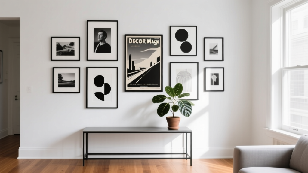 How to Create a Gallery Wall in Your Living Room - The Decor Mag