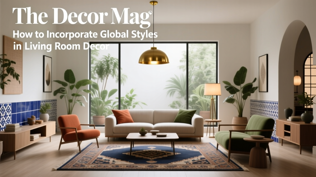 How to Incorporate Global Styles in Living Room Decor - The Decor Mag
