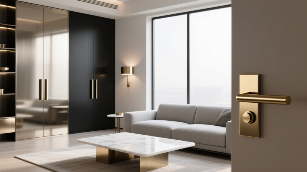 How to Mix Metal Finishes in Living Room Hardware - The Decor Mag