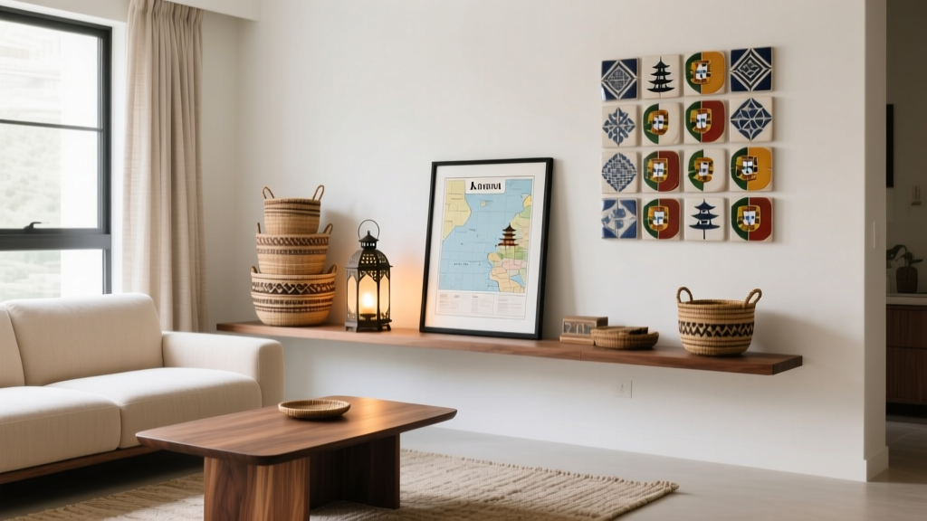 How to Incorporate Travel Souvenirs in Living Room Decor - The Decor Mag