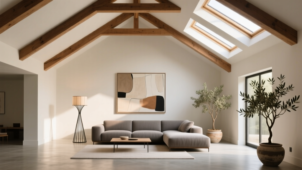 How to Style a Living Room with Vaulted Ceilings - The Decor Mag