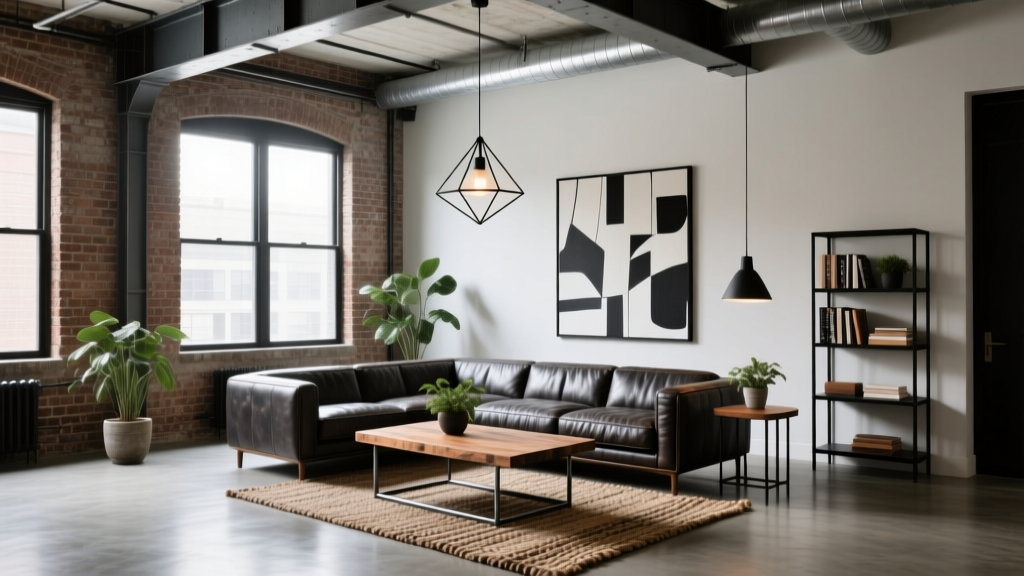 Industrial Chic Living Room Inspiration - The Decor Mag