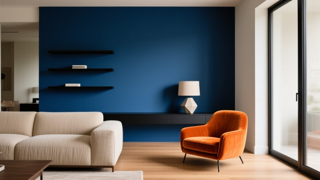 Living Room Bold Color Accent Ideas - The Decor Mag